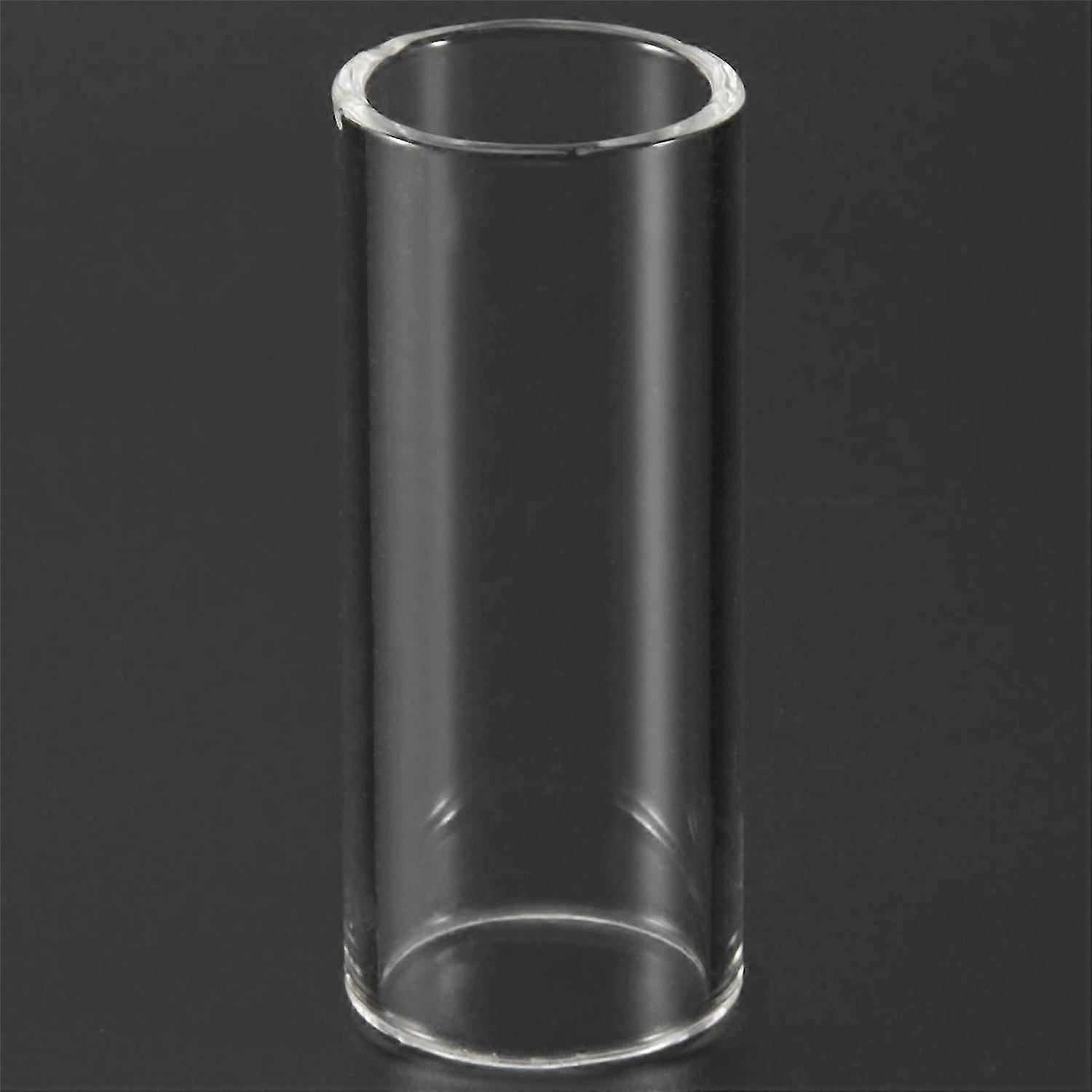 2 قطعة منزلق زجاجي وشريحة معدنية للجيتار ، باس ، وسط (6 سم)