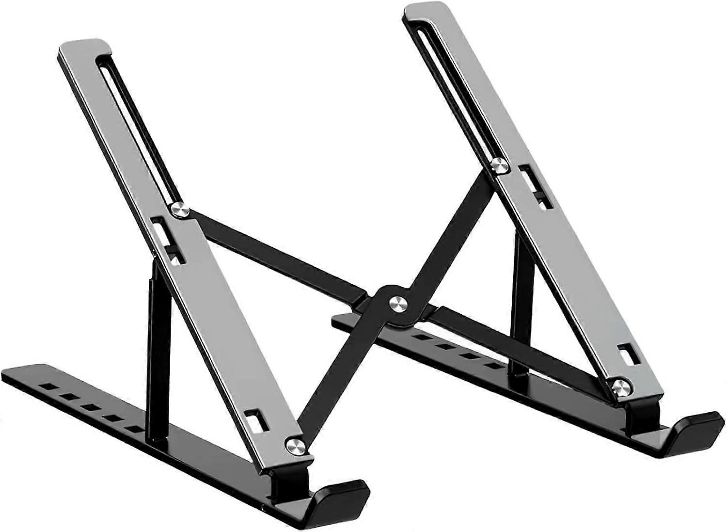 Adjustable Ergonomic Laptop Stand for HP, Dell, Black