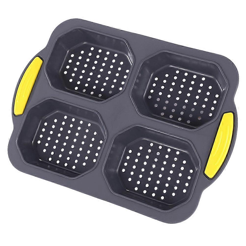 オーブン用パンベーキングパンシリコンハンバーガーパンパンノンスティックベーキング効率ホームベーカー25.30X18.00X2.50CM耐熱1個