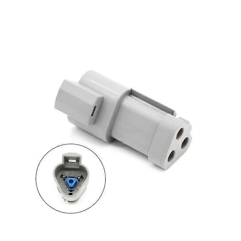 1/5/10/100 Pcs Type ThreeWay Housing Wiring Cable Connector for Car Butt Plug DT043PP007 DT063SP006 (DT043P Resistance, One Size) Ref: 4707