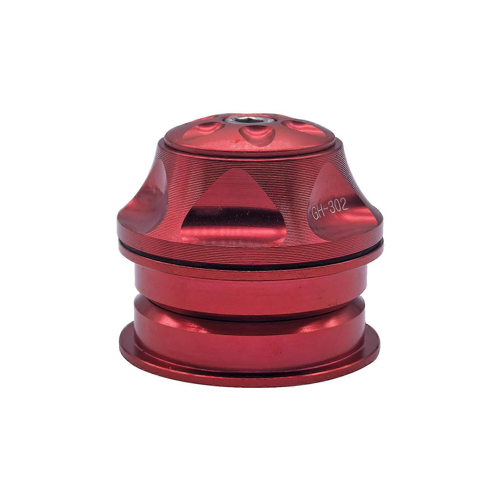 軽量マウンテンバイクヘッドセット自転車スレッドレスヘッドセットダブルベアリングヘッドセット28.6mmフォーク耐久レッド用