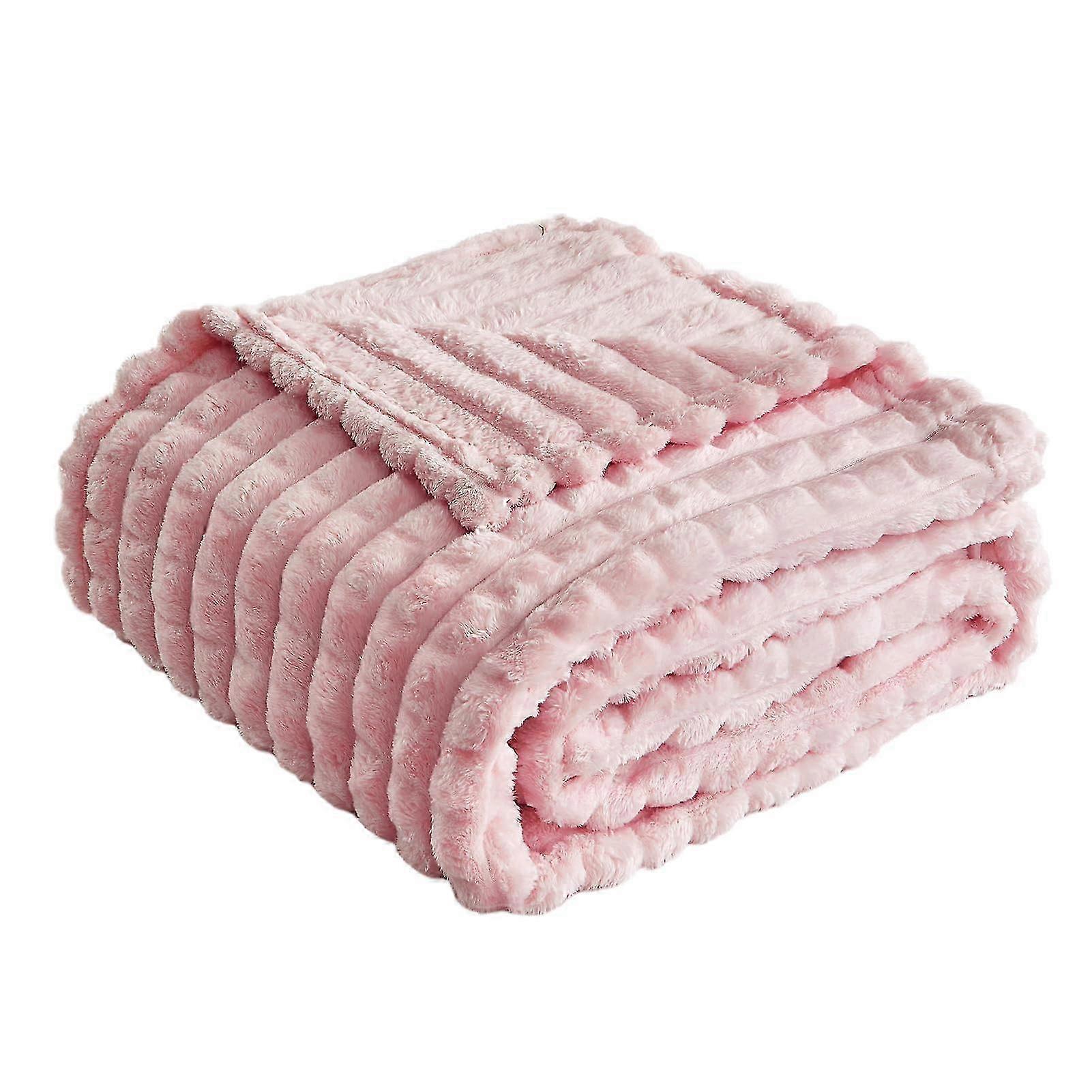 Cozy Fuzzy Throw Blanket for Couch Sofa 50x60 Inches