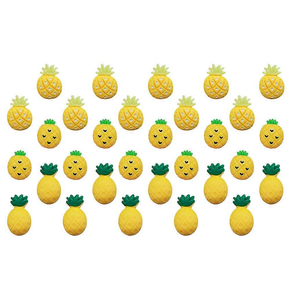 20pcs Cute Pineapple Pushpins Decorative Thumb Tacks for Cork Boards, Maps, Photos, Notes, Reusable Office Supplies for Students & Home Decor
