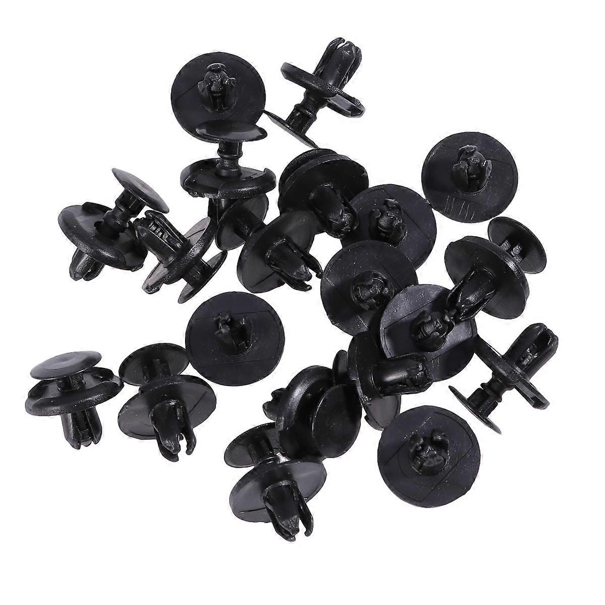 Auton kiinnikkeet Pidikkeet Shield Push Rivet Kiinnitys Pidikkeet Pidikkeet autojen kokoonpanoon Nylon 2x2x1cm Pidä tukevasti 20kpl