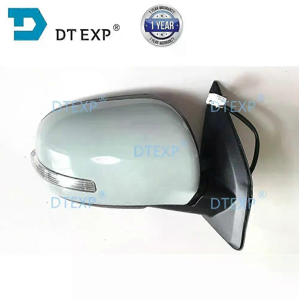 1 Pcs LHD No Painting Or White Side Mirror With Led For ASX GA 7632B433 2010-2020 With Heat Auto Fold Mirror For asx
