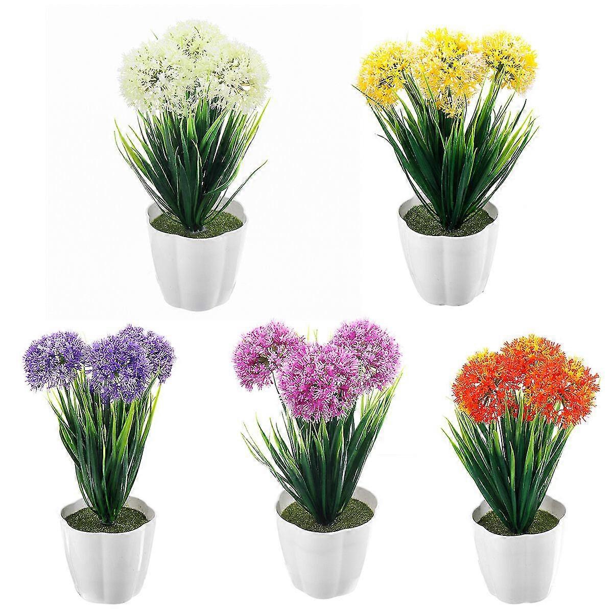 Artificial Green Leaf Hydrangea Plant in Pot for Home and Garden D��cor