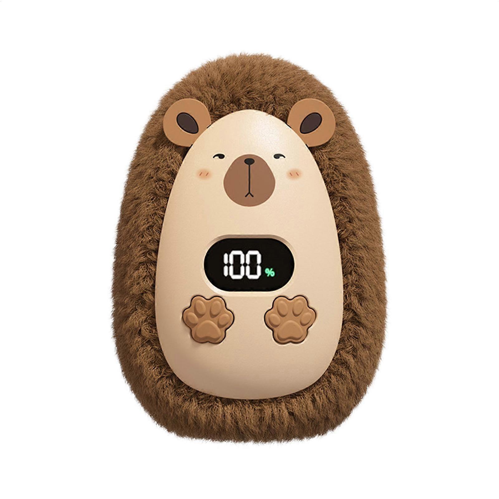 Electrical box – foldable from, Cute Capybara, reusable, hand heating, portable, for camping, mobile heater, compact, portable, for hiking