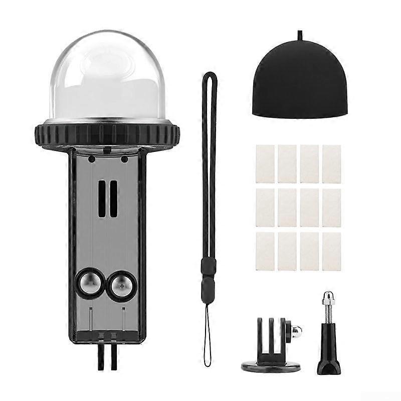 Transparent Waterproof Case for DJI Osmo Pocket 3, 130ft Depth, Durable Black Design, Underwater Photography Accessory