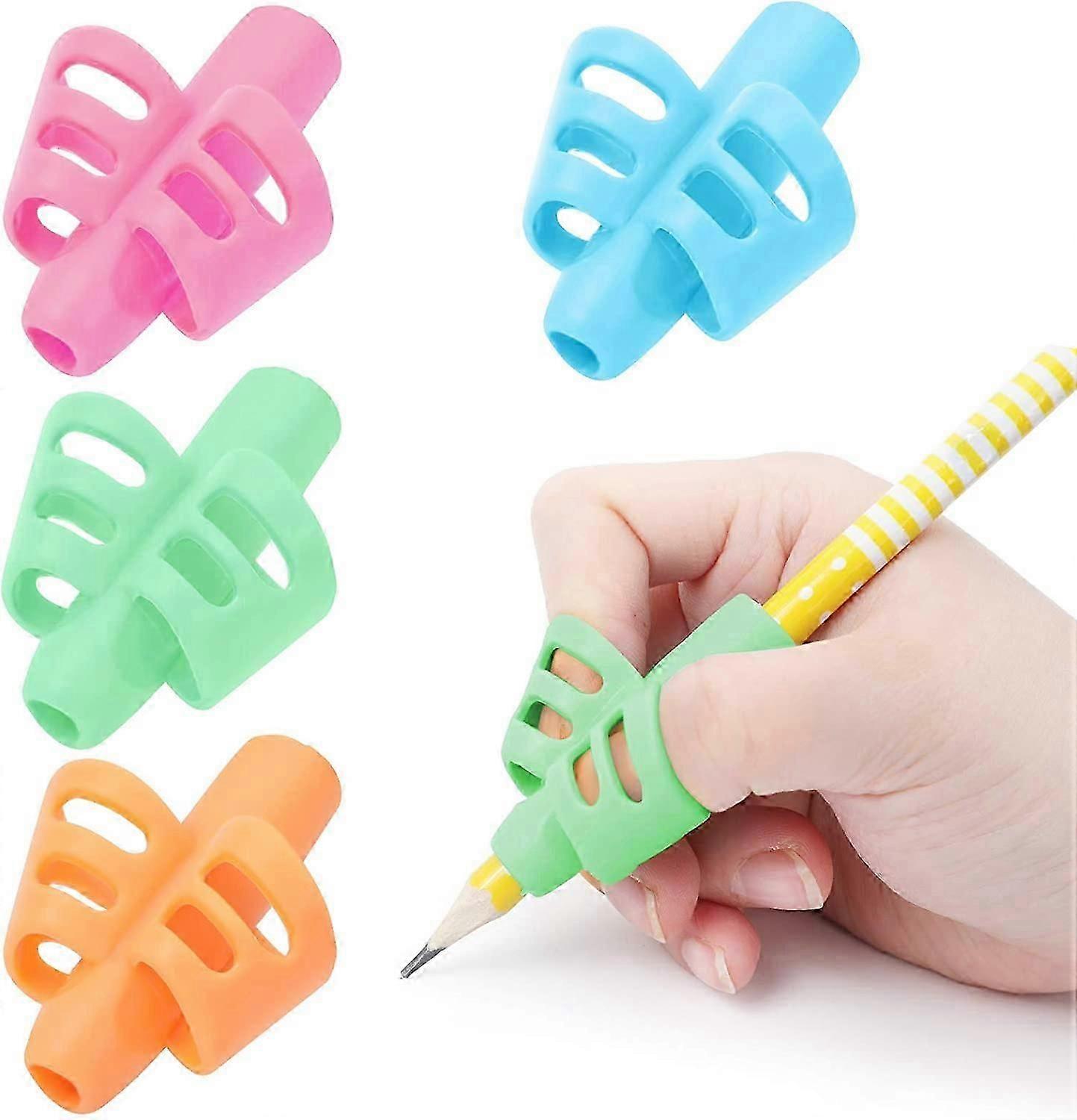 Blyantgrep for håndskrift for barn - (4 Pack)