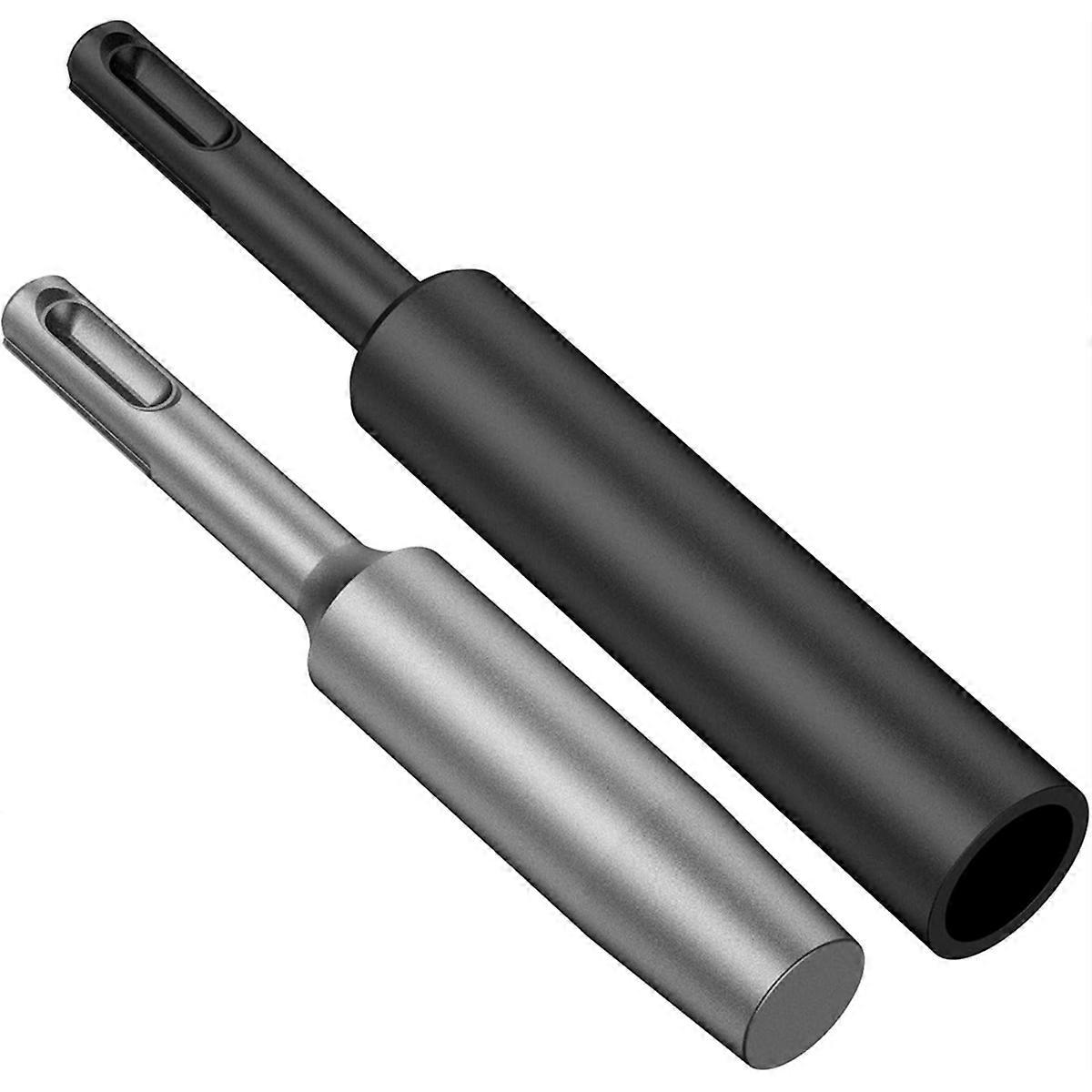 2 Pcs Ground Rod Driver 15mm/25mm Professional SDS-Plus Ground Rod Driver Tool Kit for 5/8inch and 3