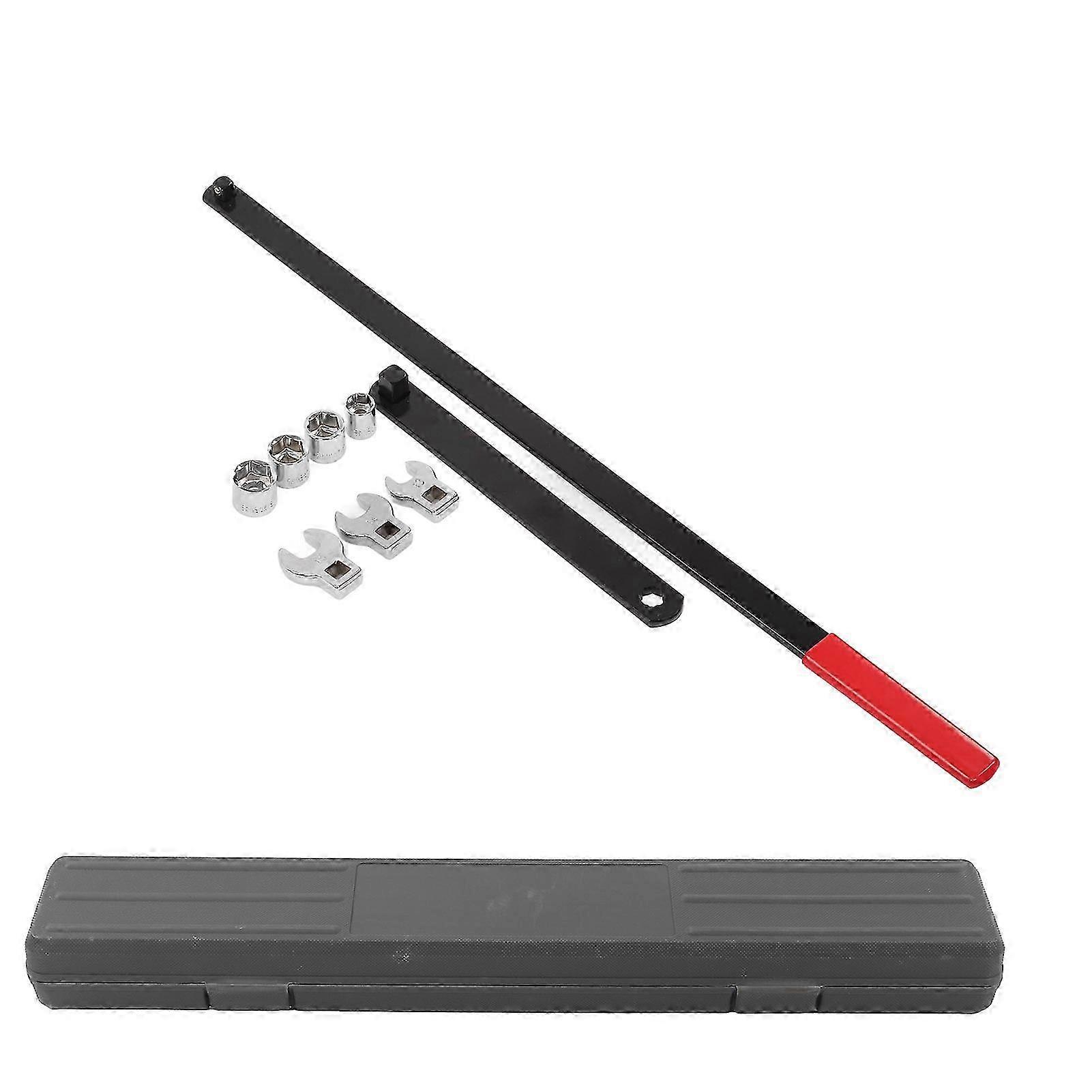 10Pcs/Set Ratcheting Serpentine Belt Tensioner Tool Set Drive Handle Socket Wrench Universal Auto Repair Tools