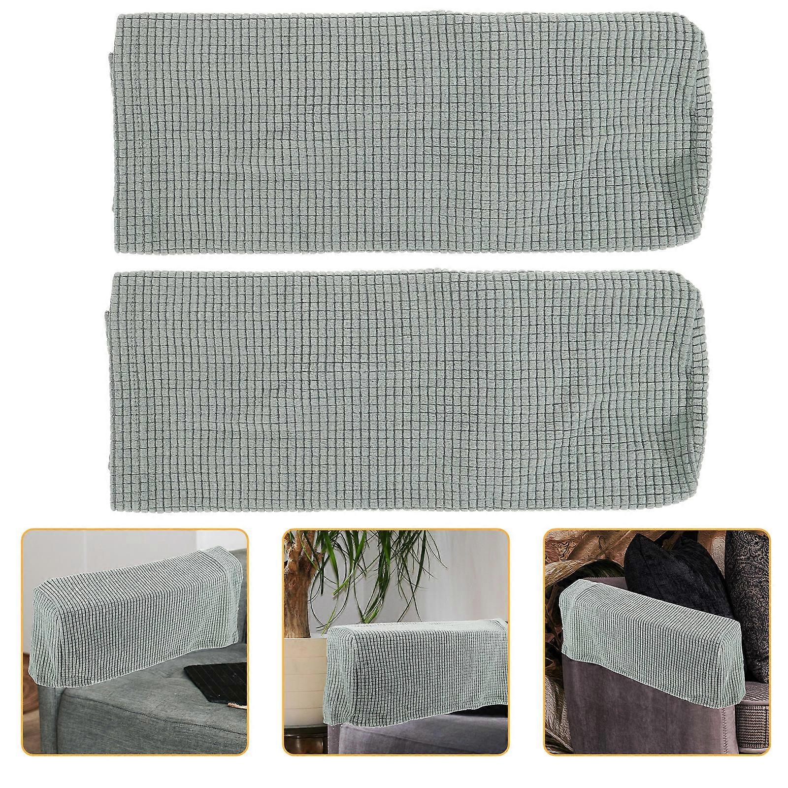 Arm Rest Cover Protector in Rectangular Shape for Couch and Sofa 2Pack