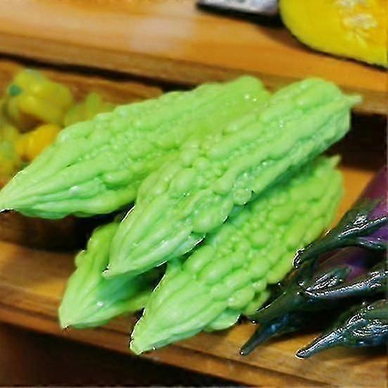 2025 Latest Model Vegetable Model Realistic Miniature Bitter Melon Eggplant