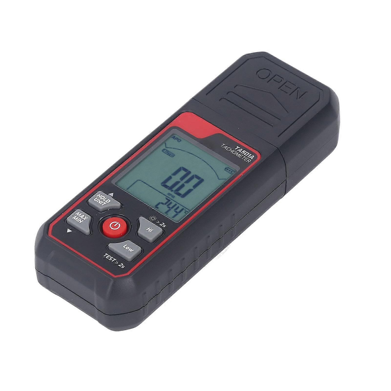Digital Tachometer Non Contact Digital Display Photoelectric Tachometer 2.5RPM to 999999RPM 