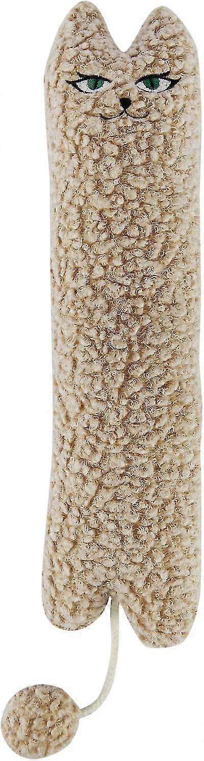 Catnip Matatabi Pillow for Cats & Kittens,Cat Toy for Indoor Cats, Large Size Cat Pillow (Beige)