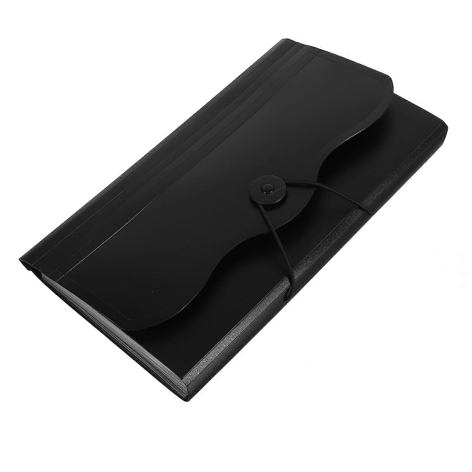 Travel Document Organizer PP Material Accordion File Folder Receipt Organization Office Use 1Pack