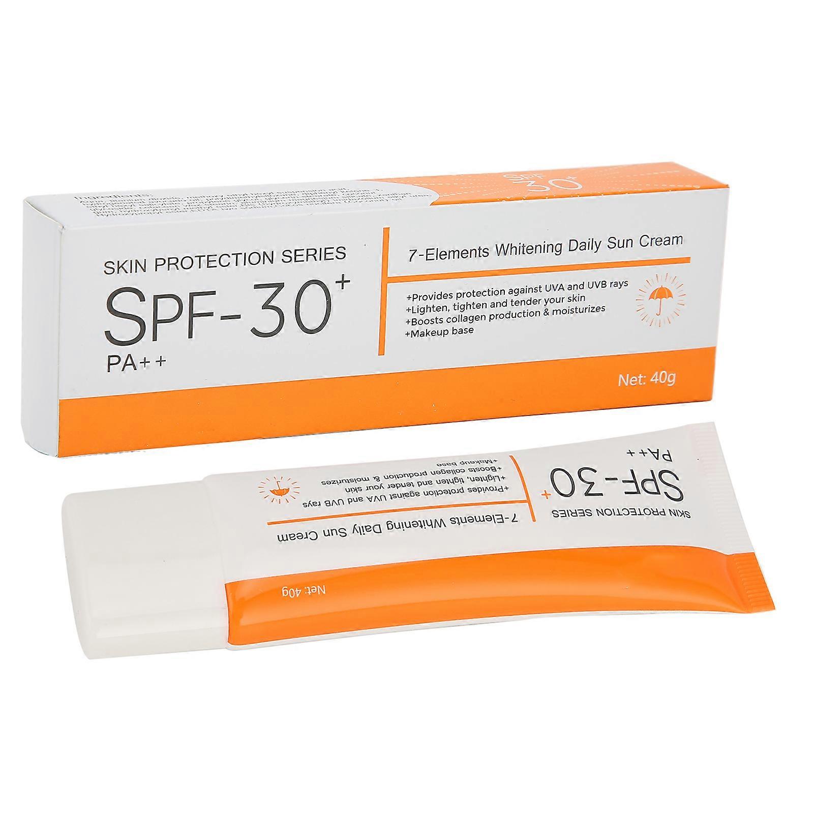 40g SPF 30 Sunscreen Moisturizing Summer UV Isolation Ultraviolet Light Blocking Cream