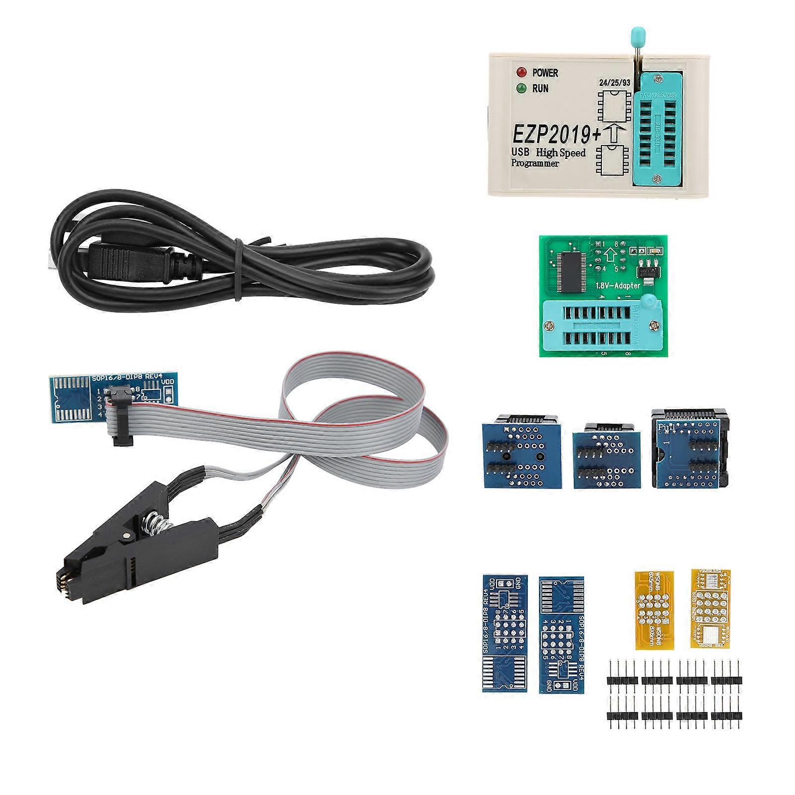 High Speed Programmer Socket Printed Circuit Board 9 Seats for 25/25/26/93 Series Chips EZP2019