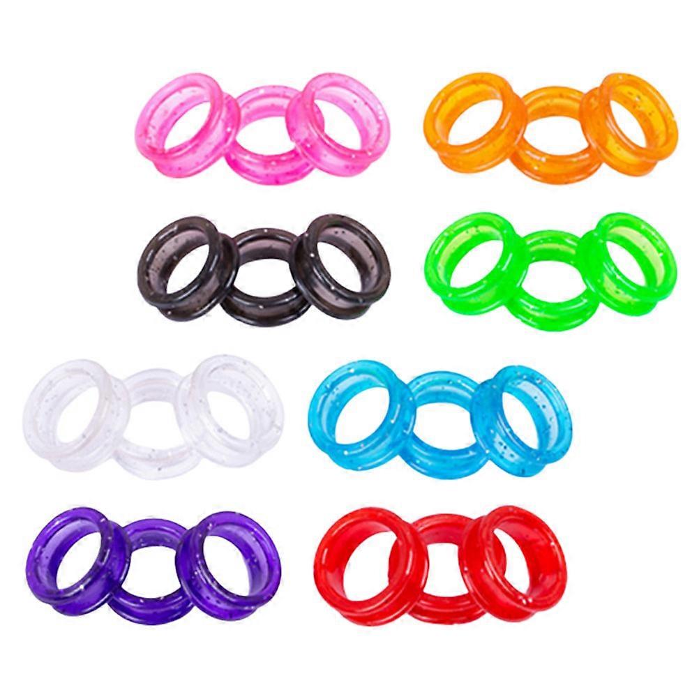 24pcs Silicone Finger Rings for Grooming Scissors – Comfortable, Flexible Scissor Finger Protectors for Hairdressing and Pet Grooming Shears,