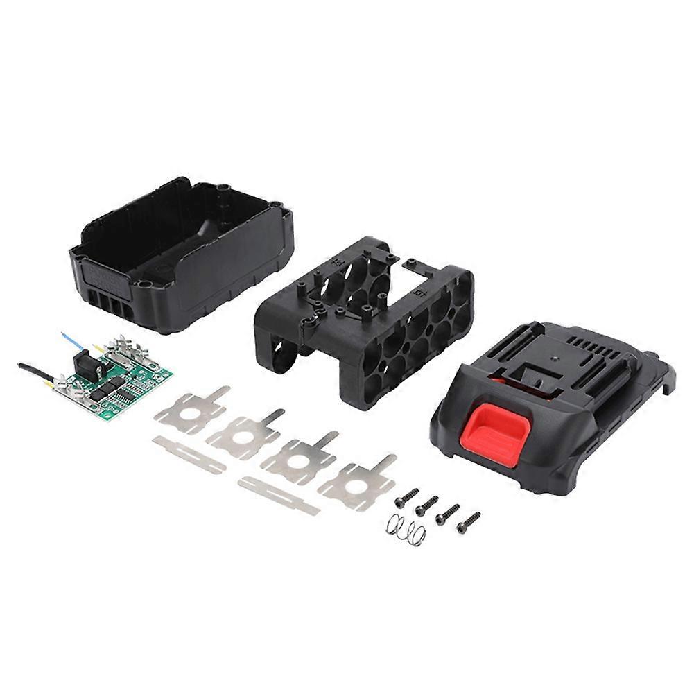 Power Tools Case BMS 21V Battery Storage Box for Wireless Electric Angle Grinder Cutting 18650 Battery Case