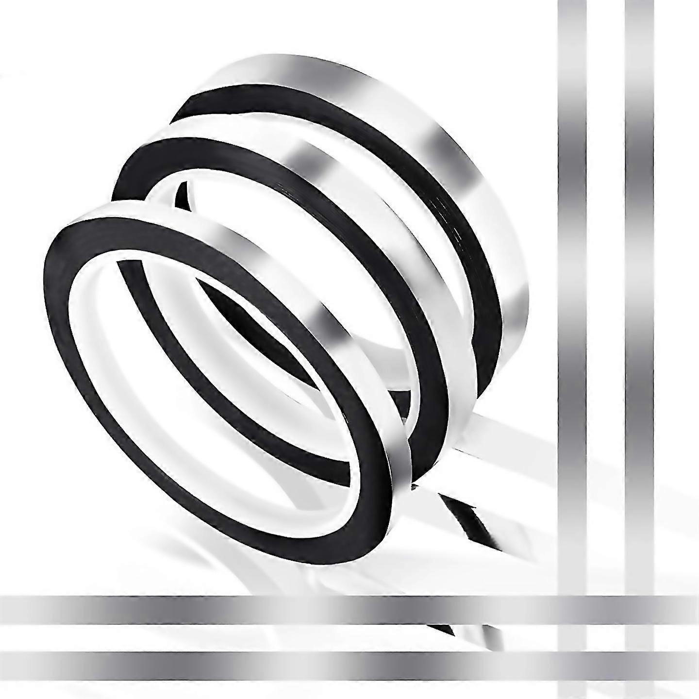 For 3 Pcs Solid Foil Washi Tape,decorative Adhesive Masking Tape