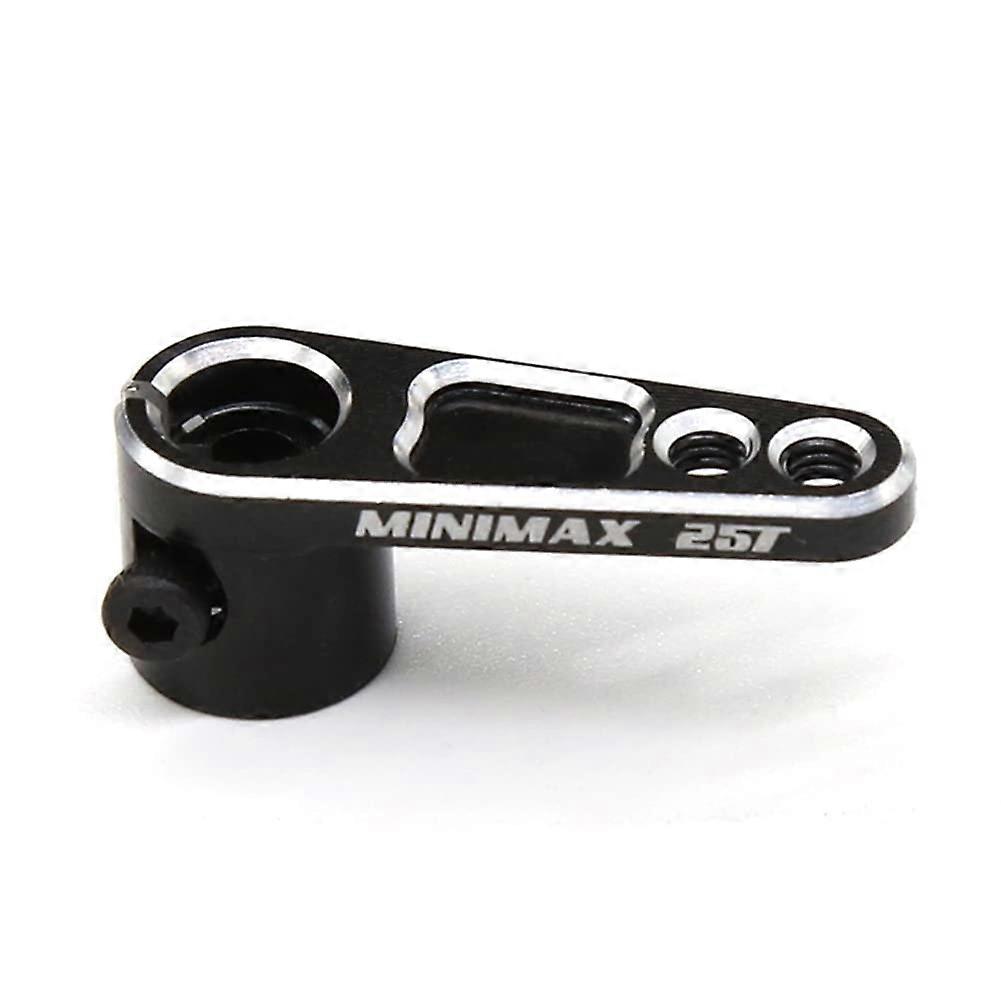 CNC Aluminium 25T Servo Horn Steering Arms for TRX4 RC Crawler Truck, Black, Durable Upgrade Parts