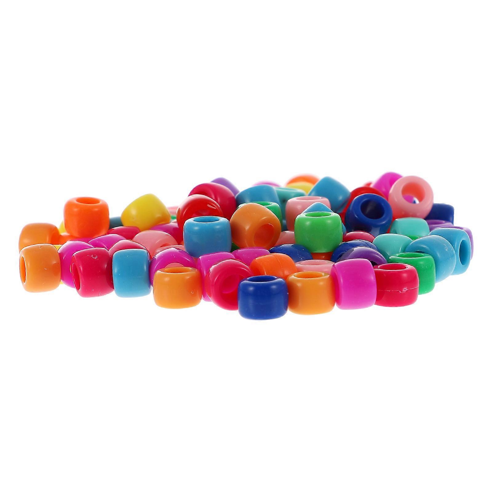 Bracelet Making Beads Small Loose Spacer Craft Bead Assorted Color Diy Projects Jewelry Materials 500Pcs