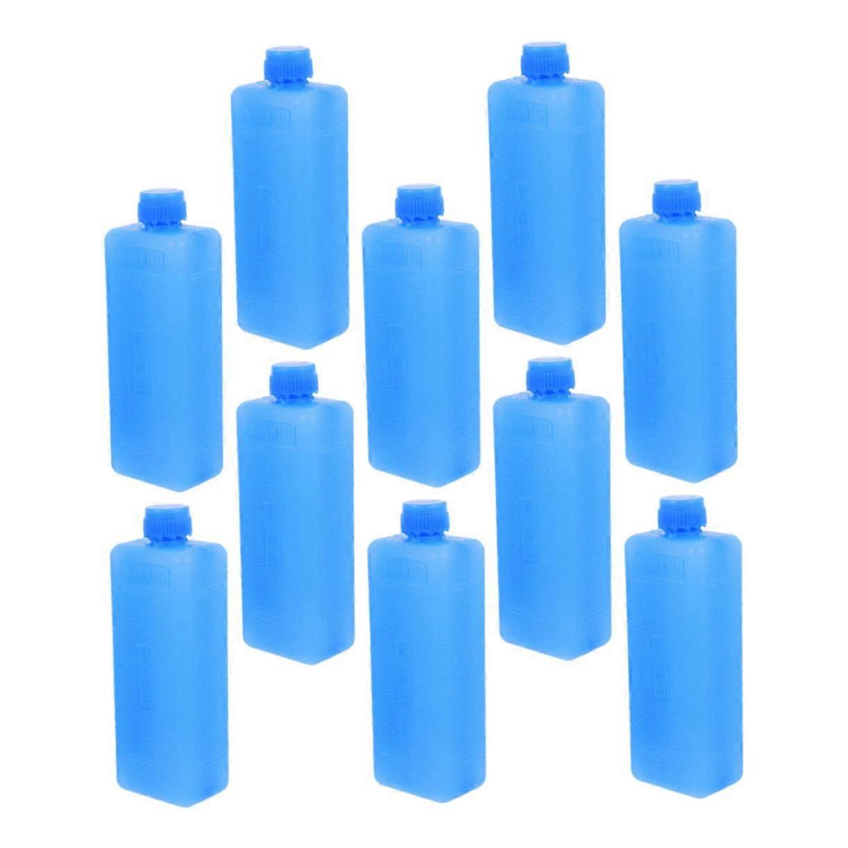 10 Portable Ice Packs: Small, Reusable Freezer Blocks for Air Coolers, Long Lasting Cooling for Home Office and Outdoor Adventures
