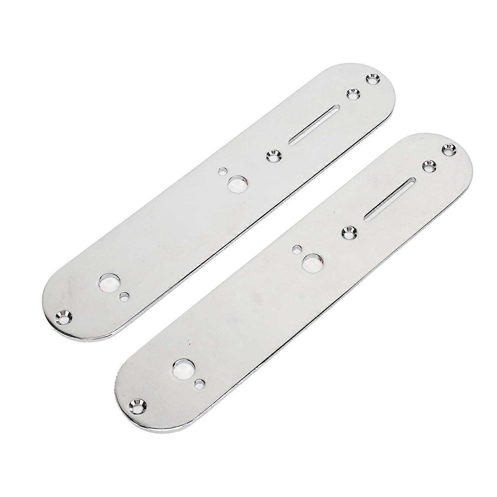 2Pcs Electric Guitar Control Plate 7mm Metal Instrument Accessory for Replacement