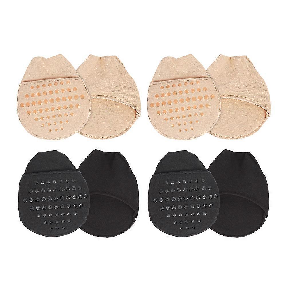 Non-slip High Heel Pads Forefoot Socks Comfortable Support 10x9cm 4 Pairs