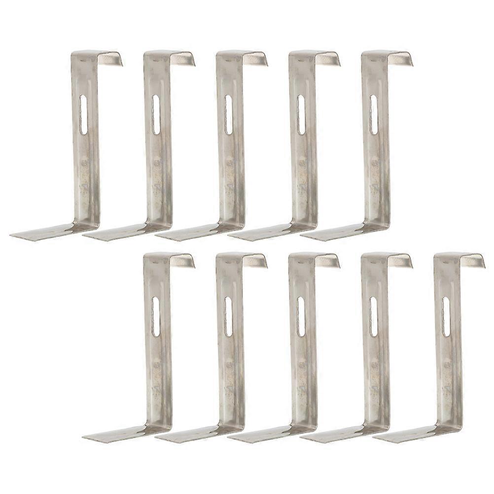 Tile Positioning Clips Metal Clips Slip-Resistant For Tile Installation 10Pcs