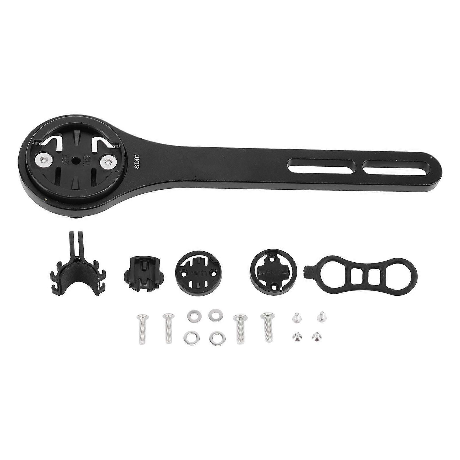 Out Front Mount Multi Functional Comfortable Viewing Angle Integrated Extended Aluminium Alloy Cycling Computer Mount