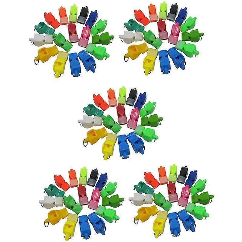 250 Pcs Non-Nuclear Professional Referee Whistle Whistle Plastic Life-Saving Whistle Special for Gam