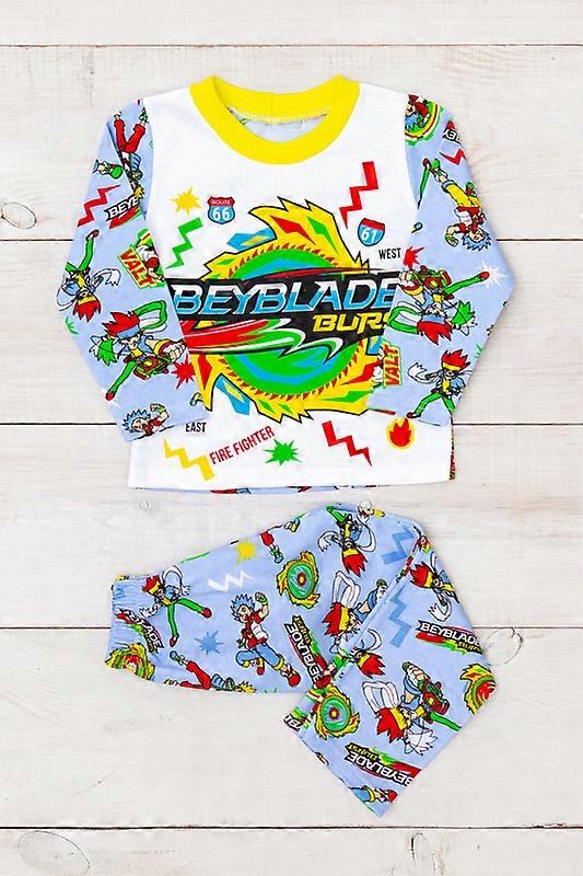 Boys’ Cotton Pajama Set – Warm, Breathable & Soft Fabric, Demi-season, HC 6076-024-33-4