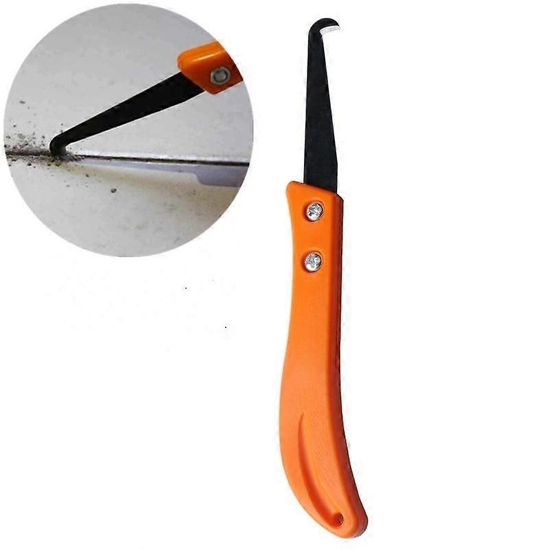 Ceramic Tile Seam Opener, Cleaning Tool, Banana Handle Hook Knife, Construction Specific Tool
