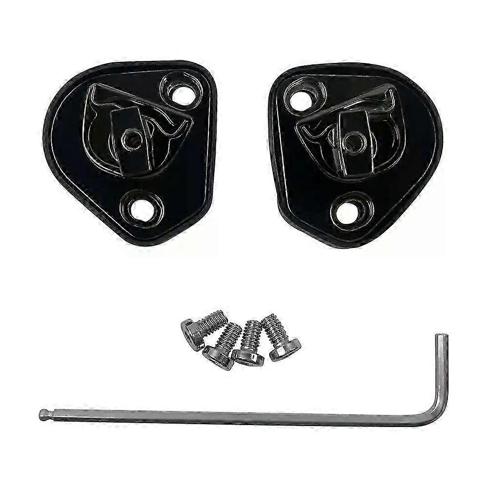 Motorcycle Helmet Accessories A Pair of Pivot Kit Base Plate with Four Screws For AGV Pista GPR GPRR