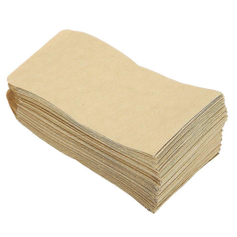 100 قطعة أكياس ورق الكرافت الذرة القمح الأرز بذور التعبئة والتغليف حقيبة تخزين المغلف نمط 6 * 11 سم