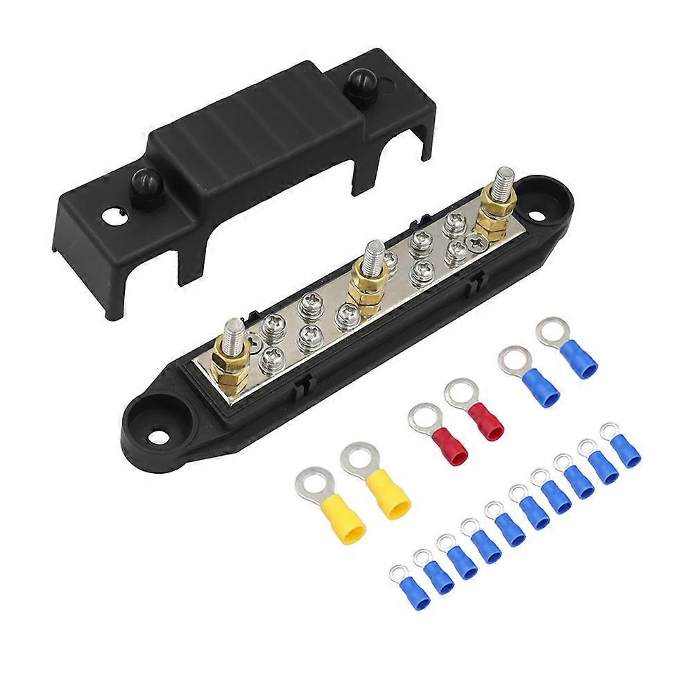 Bus Bars Power Distribution Block Weather Resistance For Ships Glass Filled Nylon 16x9cm 1 Set