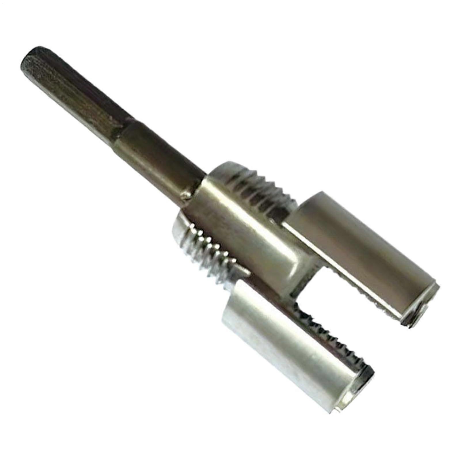 PVC Pipe Threader Kit with Double Head Design, Reusable Power Drill Thread Tool for Water Pipes, Compatible with Standard Sizes