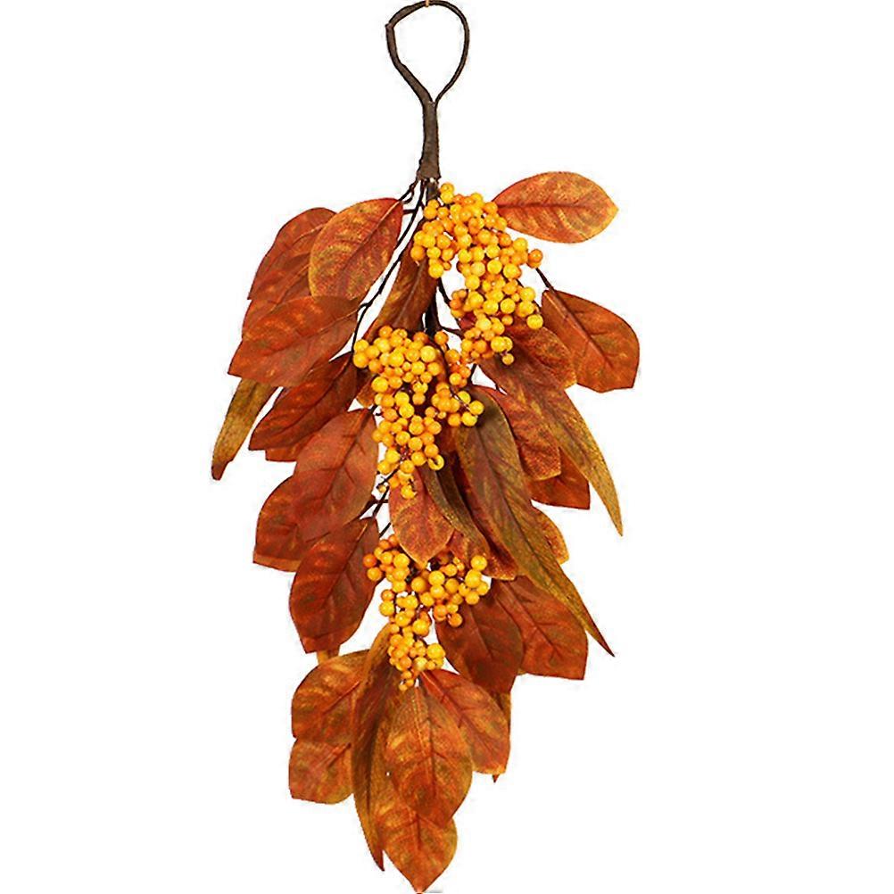 Thanksgiving Decorations with Artificial Maple Leaf Swag for Doors and Fireplace 24.6 Inches