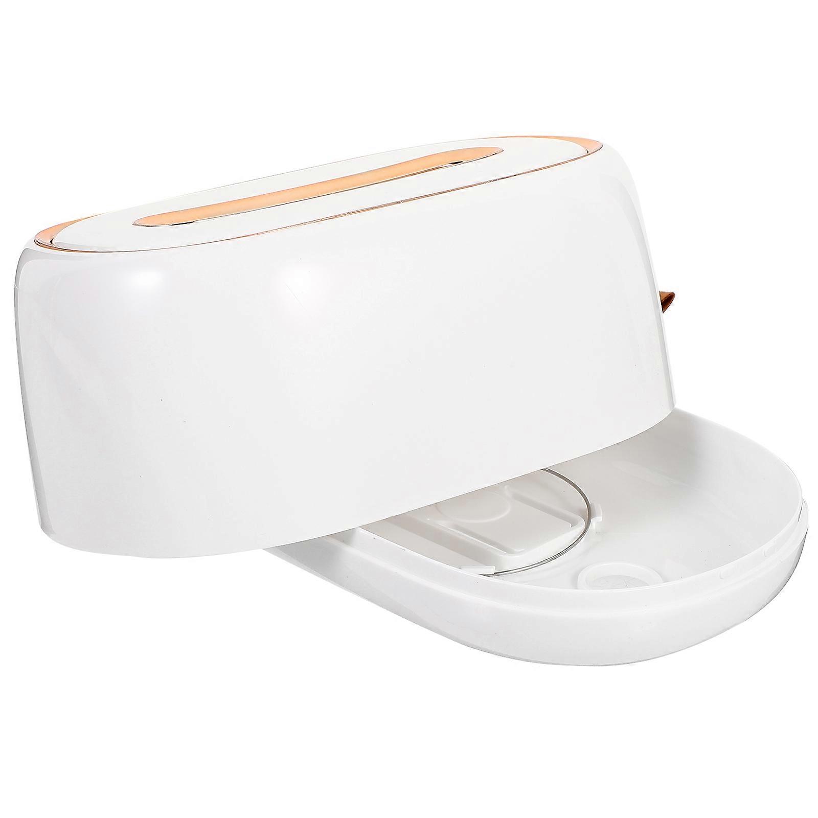 Decorative Tissue Box Modern Minimalist Luxury Design Home Office Color 8.1×5.3×4.2in Tissue Storage Spring Mechanism 1Set