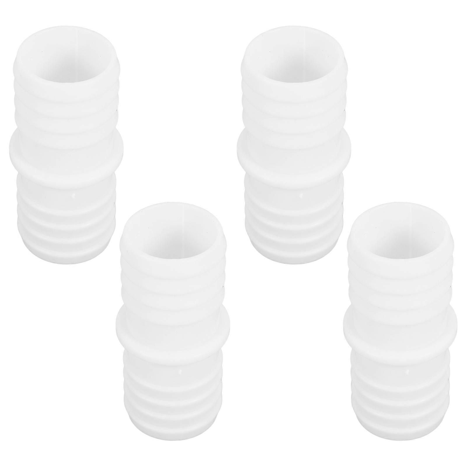 Masteelf 4Pcs Washer Connectors for Washing Machine Drain Hose with Pipe Adapter Accessories