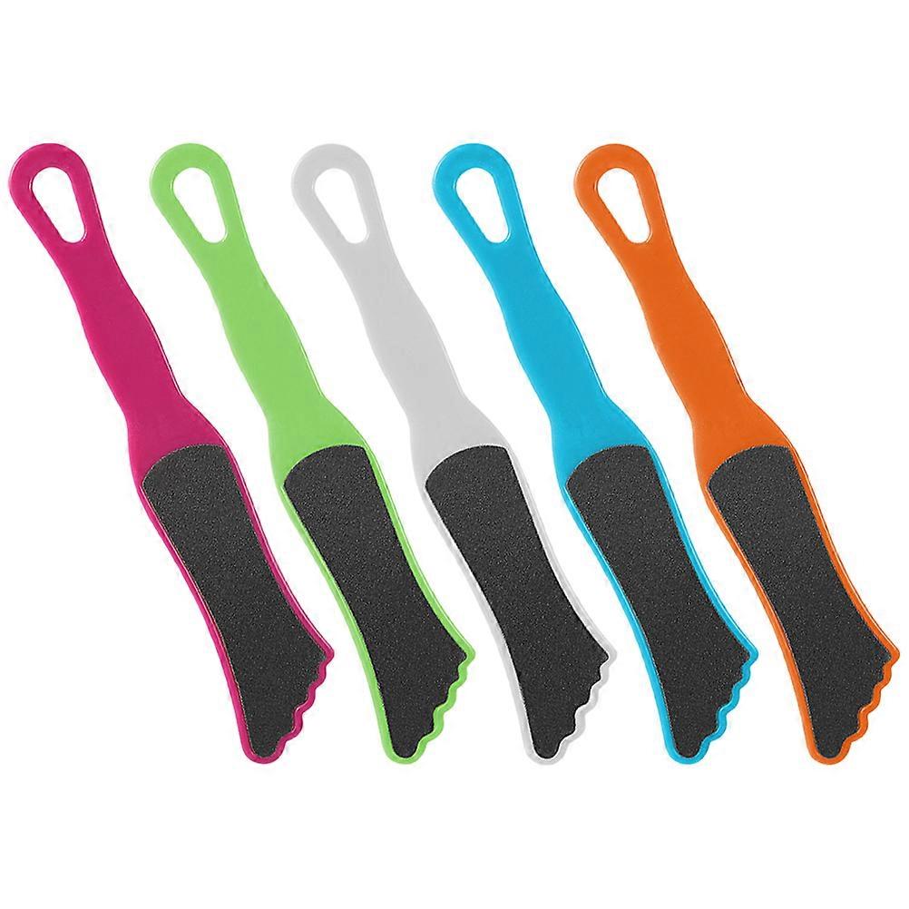Double Sided Foot File for Calluses Remover and Dead Skin Pedicure Tool with Comfort Grip Handle Assorted Color