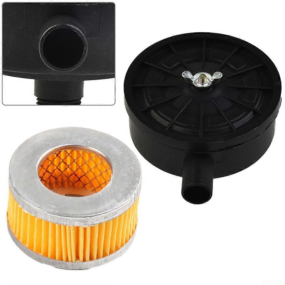 Soundabsorbing filter cartridge, 2 pieces, noise reducer, compressor pump, 20 mm muffler