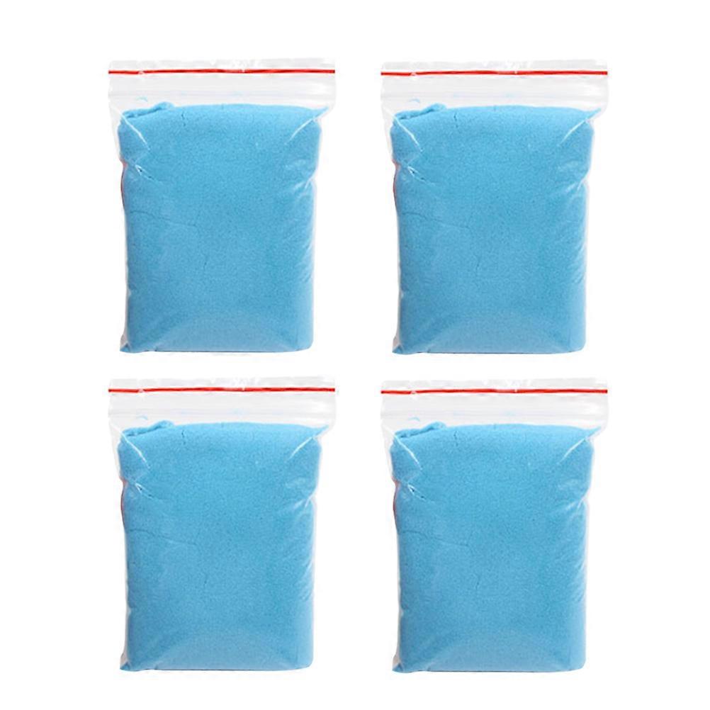 Colored Sand Toy Arena For Children Featuring 4 Bags Of Blue Educational Sand Ideal For Indoor Play And Creative Skills Development