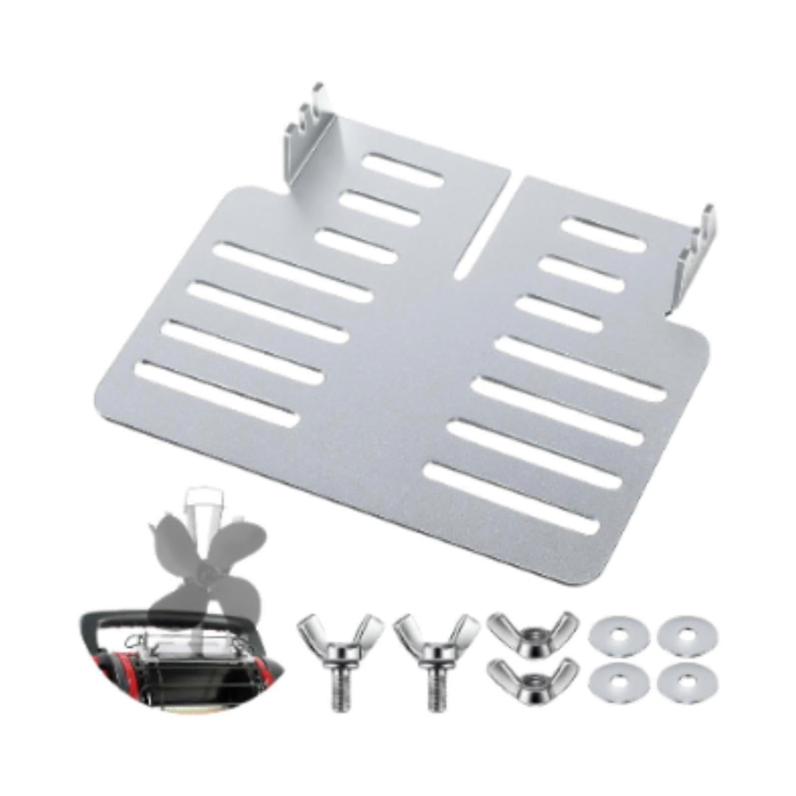 Wood Burner Fan Mounting Kit Bracket And Hardware For Easy Install Compatible With Most Wood Burners
