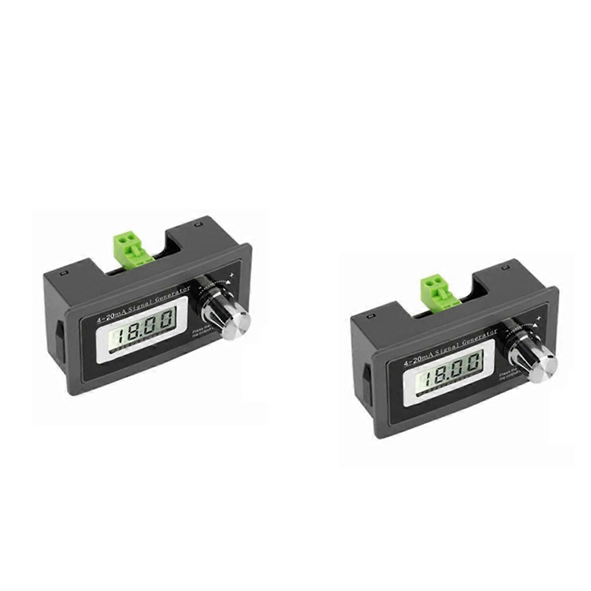 2X 0.01 Precision Two-Wire 4-20MA Current Loop Signal Generator PLC Instrument
