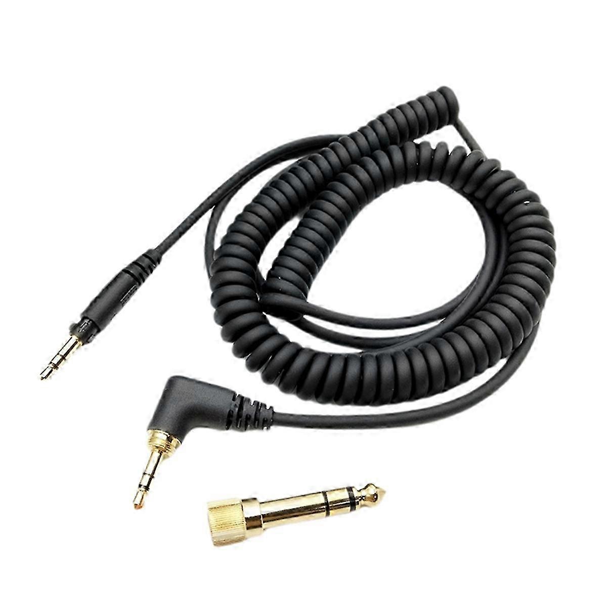 Technics EAH-DJ1200 Replacement Headphone Cable - Spring Coiled Audio Cord for DJ Headphones