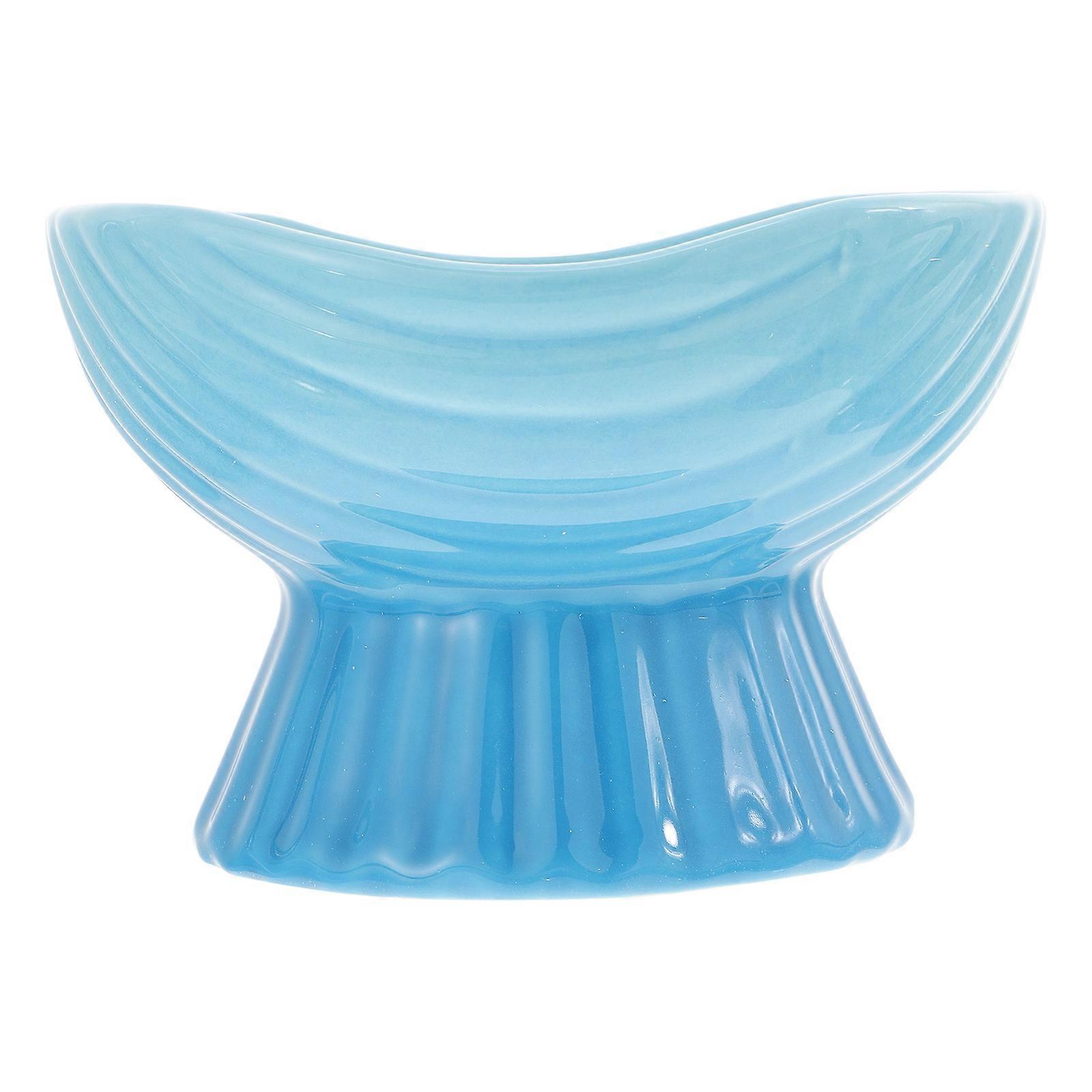 طبق سيراميك للتغذية ، أوعية مرتفعة للقطط ، يدعم الاستخدام طويل الأمد