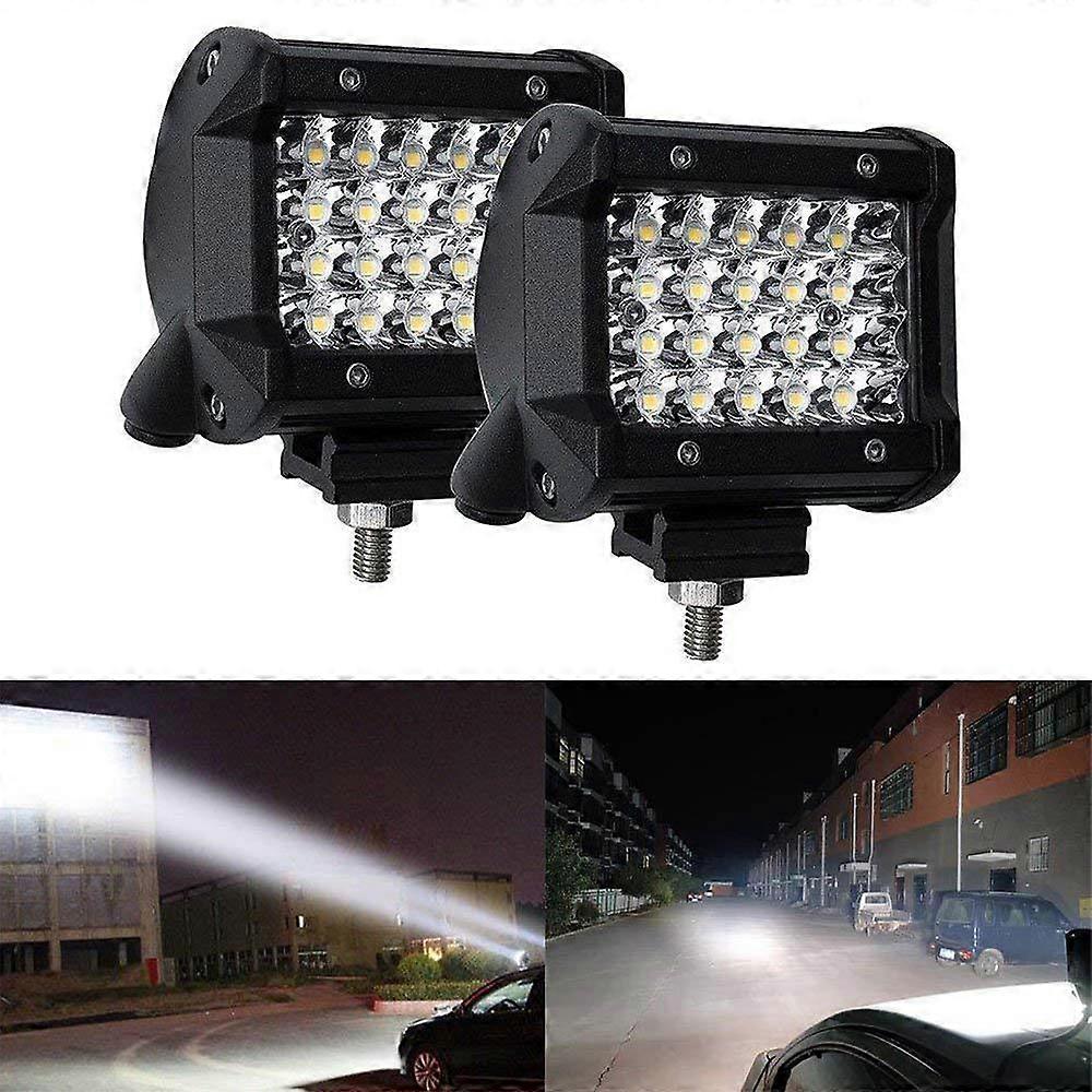 24 LEDs(10cm) 2pcs Projector LED bar 72W